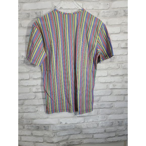 Versace Jeans Couture Women Multi Color Shirt Size Large‎ Rainbow Pride Vintage - Picture 11 of 11